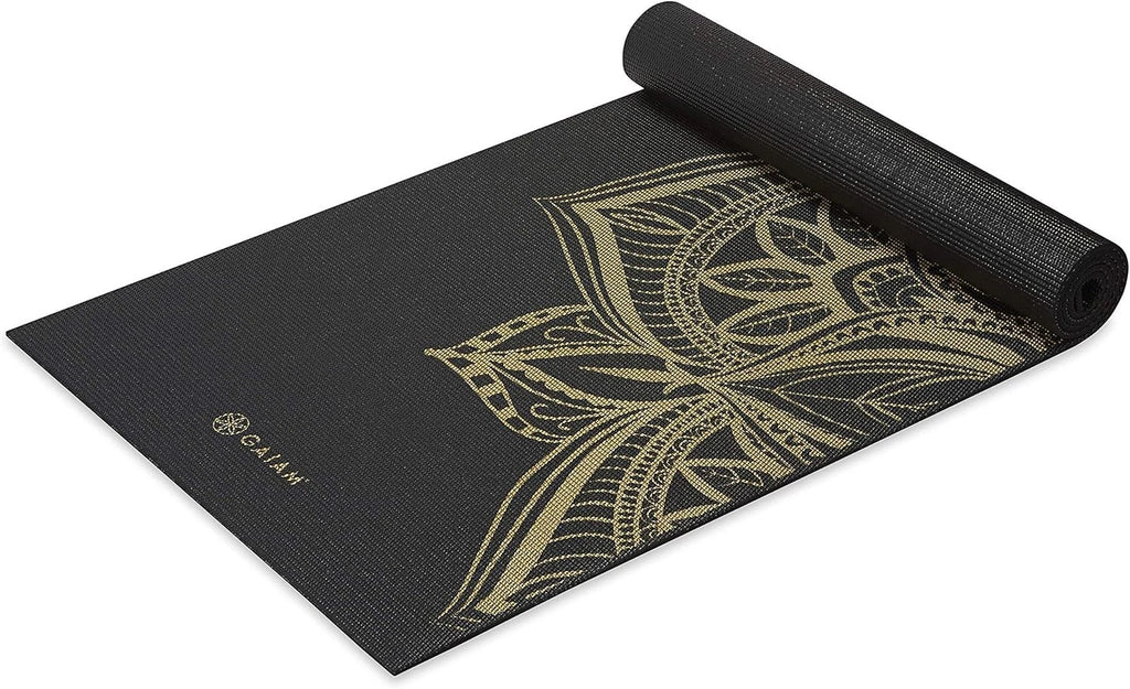 Yoga Mat - Premium 6mm Print Extra Thick Non Slip Exercise & Fitness Mat for All