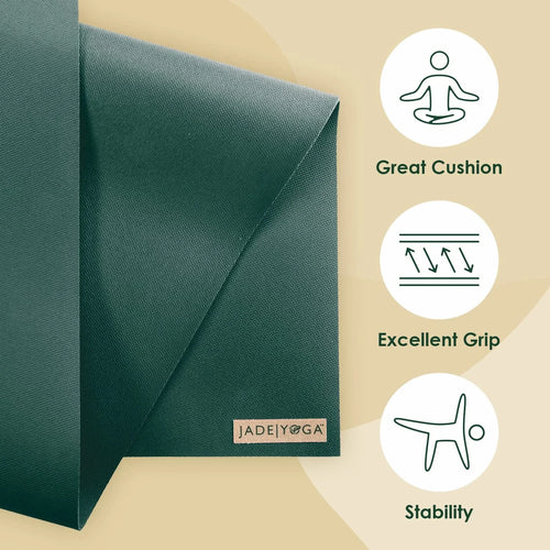 Green Harmony Yoga Mat 316 Inch Eco Friendly Non Slip Exercise Mat